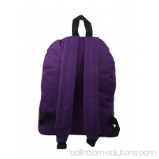 K-Cliffs Backpack Classic School Bag Basic Daypack Simple Book Bag 16 Inch Grey 564848087